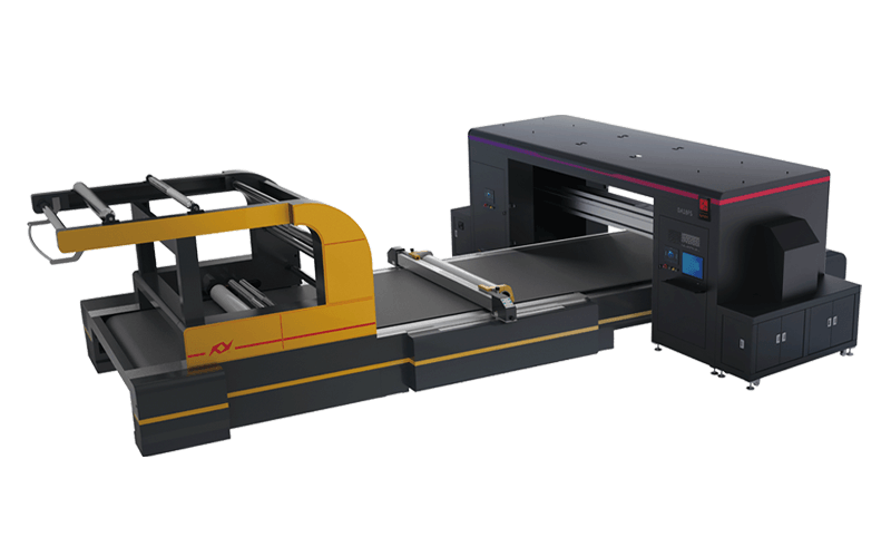 在线上浆平网数码印花机